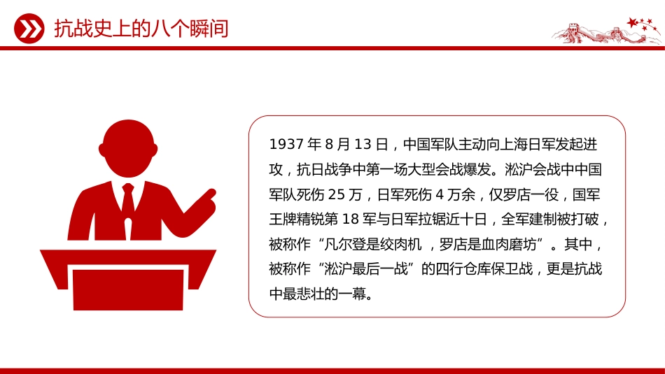 抗战胜利80周年系列党课讲稿+PPT课件:抗战史上的八个瞬间_第10页