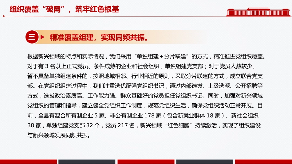 讲稿+PPT课件:新兴领域党建工作汇报_第8页