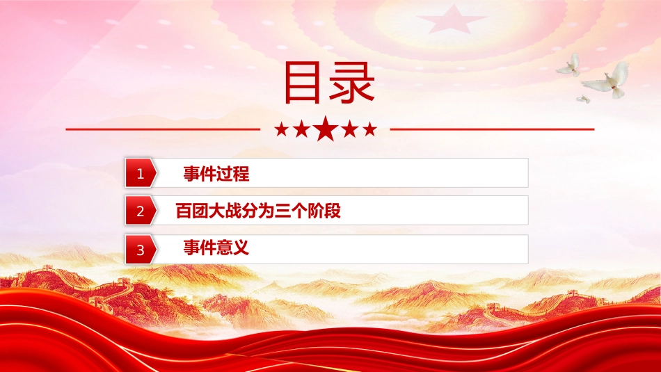 讲稿+PPT课件:百团大战PPT弘扬伟大抗战精神专题课件_第3页