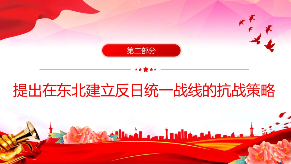 党课讲稿+PPT课件:中国共产党领导下的东北抗日斗争_第9页