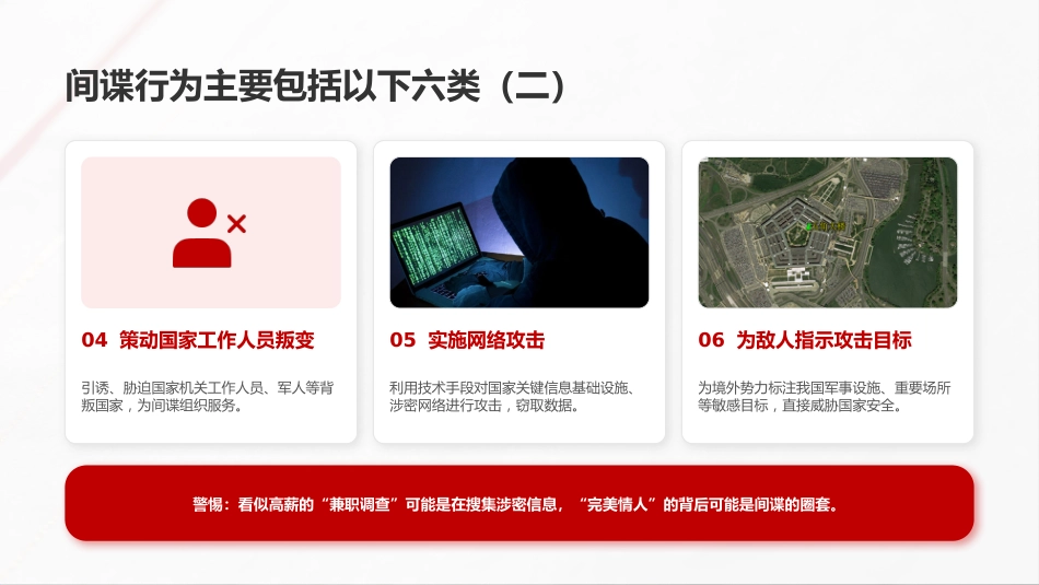 反间谍知识宣传PPT筑牢人民防线守护国家安全_第6页