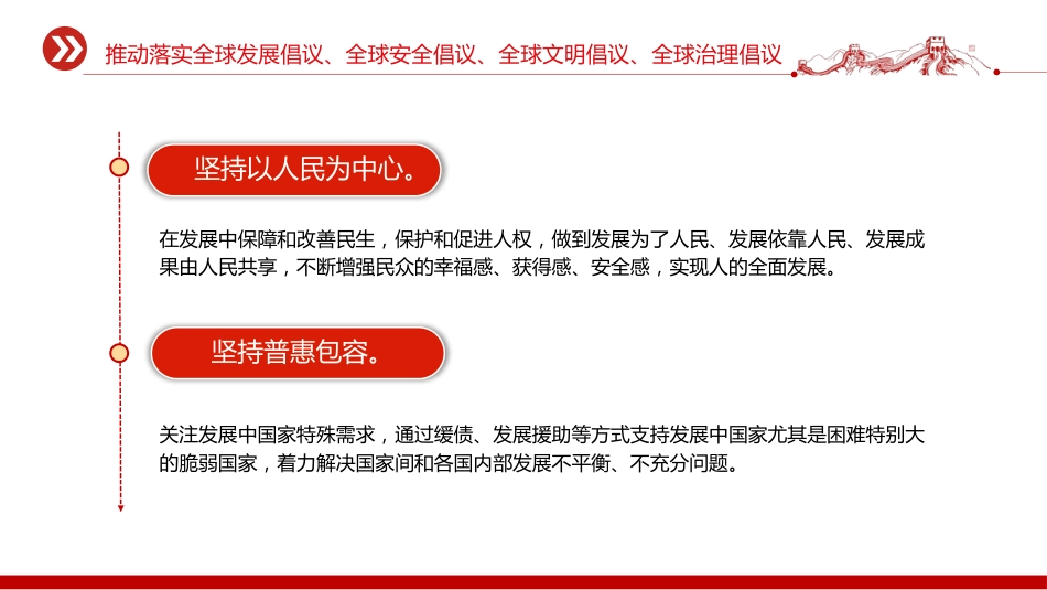 总书记重要论述主题党课讲稿+PPT课件：推动落实四大全球倡议（全球发展倡议、全球安全倡议、全球文明倡议、全球治理倡议）_第4页