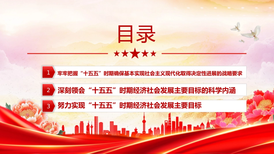 二十届四中全会系列课件讲稿+PPT课件：“十五五”时期经济社会发展的主要目标_第3页