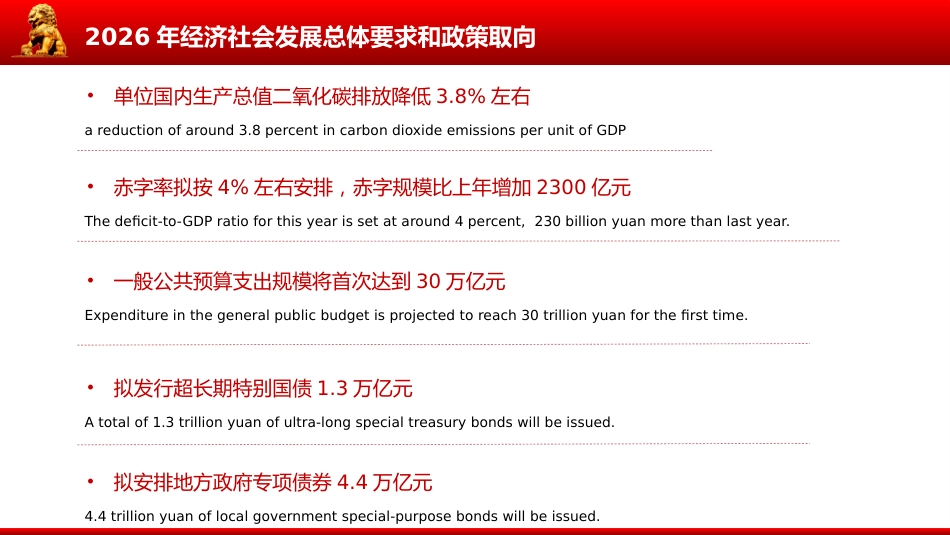 全国两会精神宣传课件讲稿+PPT课件：双语版2026政府工作报告要点_第10页