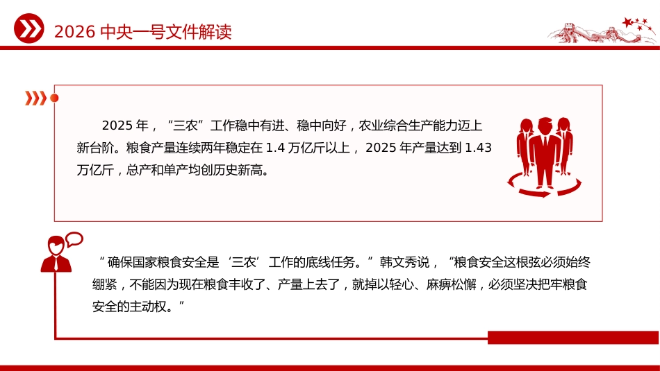 推进乡村全面振兴党课讲稿+PPT课件：2026年中央一号文件解读_第4页