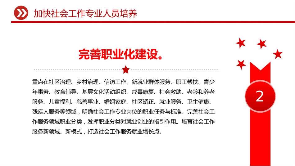 讲稿+PPT课件:关于推进社会工作专业人员队伍建设的意见_第8页