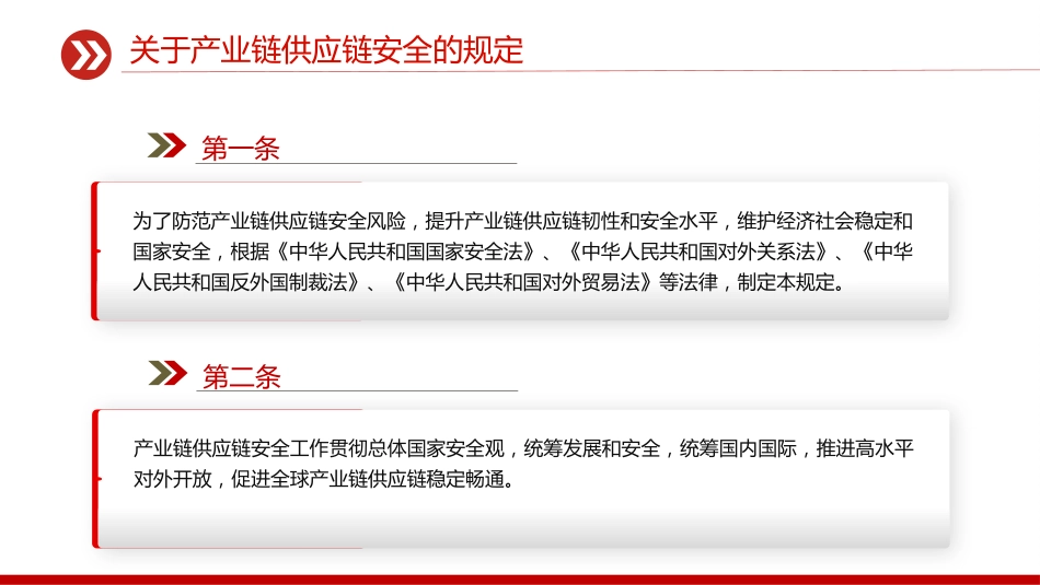 讲稿+PPT课件：《关于产业链供应链安全的规定》_第2页