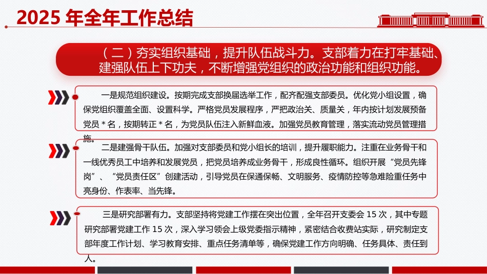 讲稿+PPT课件：通用党支部2025年党建工作总结_第6页