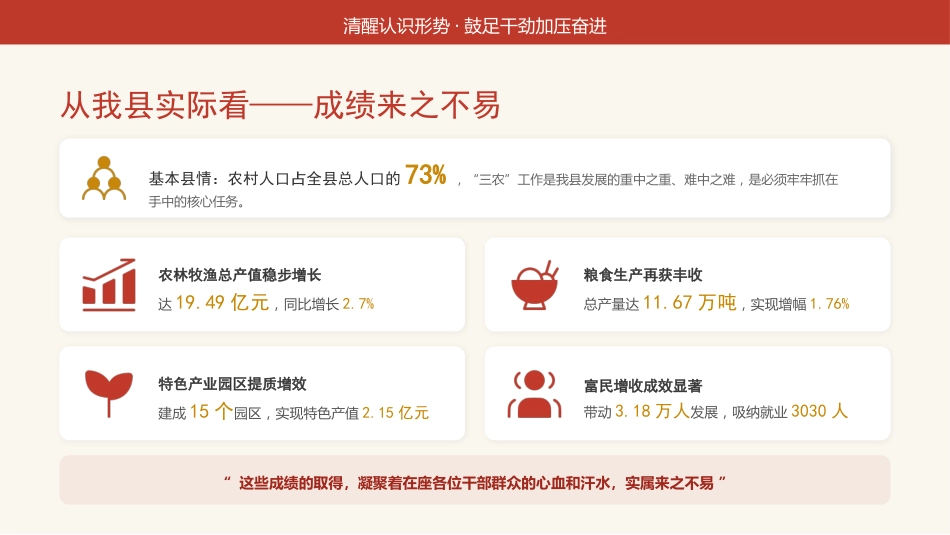 讲稿+PPT课件：认清形势、履职尽责，努力在农业农村发展舞台上彰显风采_第7页