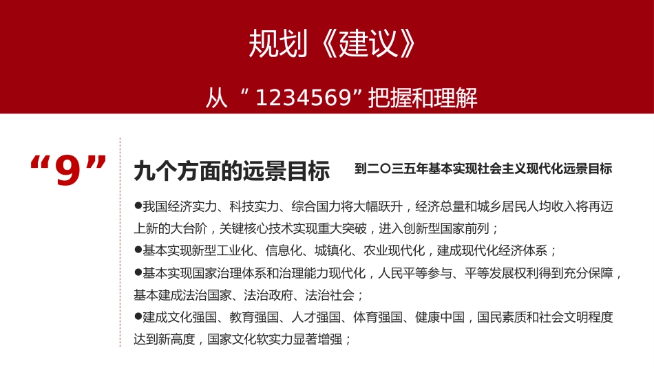 党课讲稿+PPT系列第4期：五中全会精神宣传：迈向新奋斗目标 全面建设社会主义现代化国家_第6页