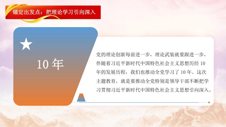 党课讲稿+PPT系列第182期:抓牢四个点 扎实推动主题教育走深走实_第6页