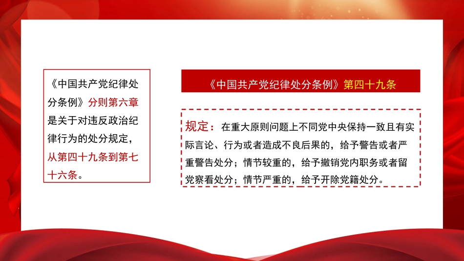 党课讲稿+PPT系列第261期：解读《中国共产党纪律处分条例》总则及修订的主要内容_第3页