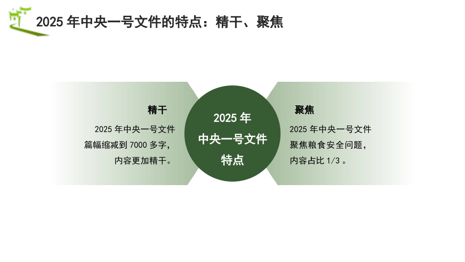 党课讲稿+PPT系列第344期：把握2025年中央一号文件新动向： 以“两个确保”为重点推进乡村全面振兴_第6页