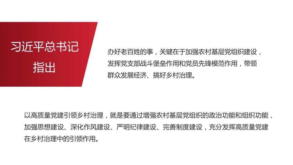 党课讲稿+PPT系列第366期：推进乡村治理 高质量党建引领是关键_第3页