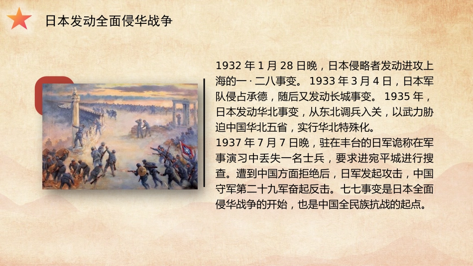 党课讲稿+PPT系列第374期：从苦难到辉煌 抗战精神照亮复兴路（中国人民抗日战争）_第8页