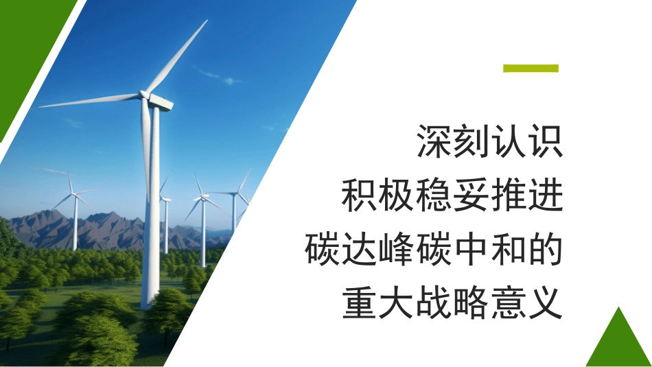 党课讲稿+PPT系列第383期：面向“十五五” 积极稳妥推进碳达峰碳中和_第3页