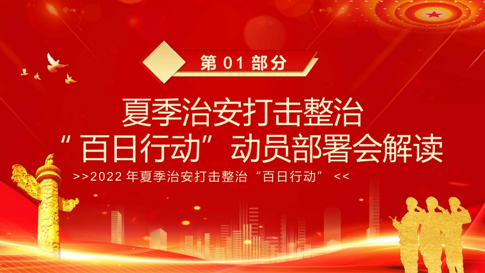 党课ppt:百日行动保安全 持续发力除隐患(公安)_第3页