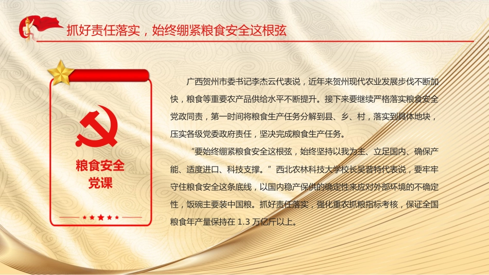 粮食安全专题党课ppt_第6页