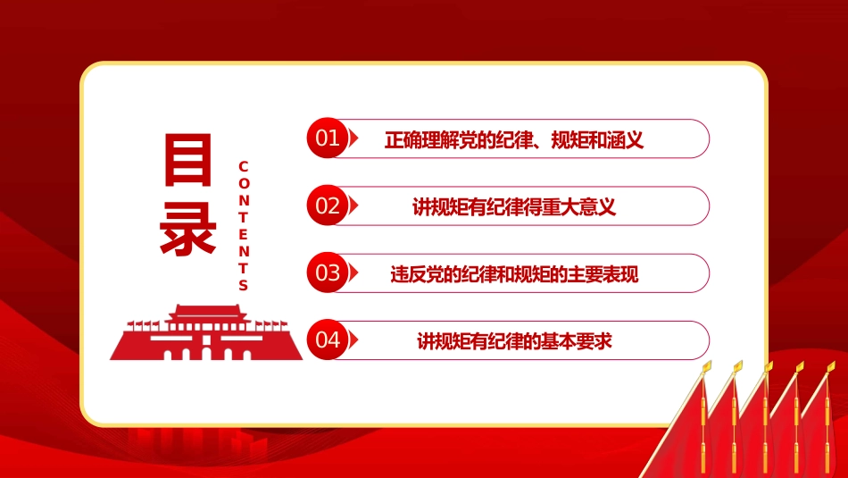 廉政教育党课ppt:党员干部要讲规矩有纪律_第3页