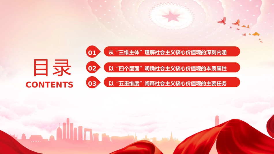 践行社会主义核心价值观党课ppt+讲稿:凝聚人心 汇聚民力(3600字,19张)_第3页
