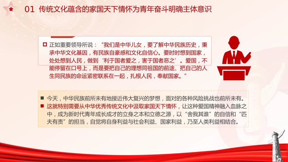 团课党课ppt+讲稿:以中华优秀传统文化 涵养青年奋斗精神(3900字,30张)_第10页
