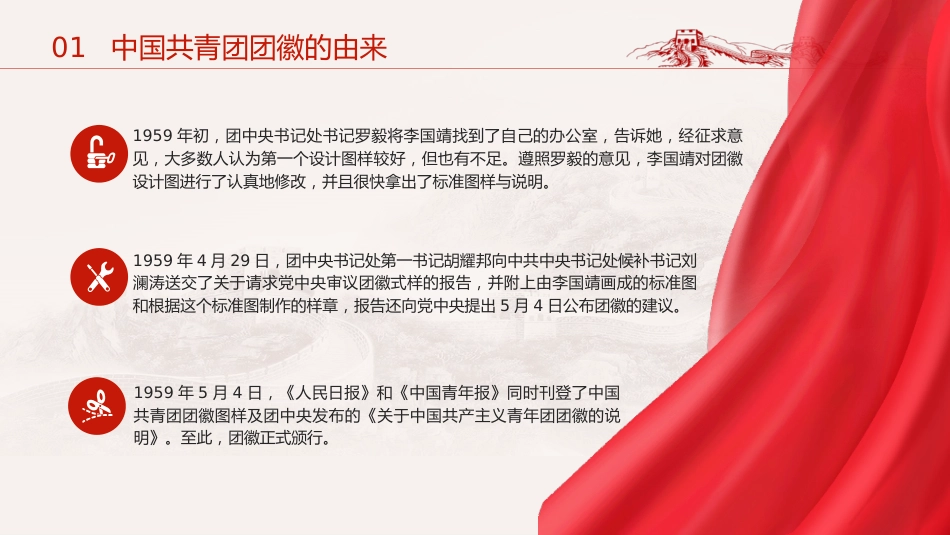 团课ppt+讲稿：共青团团徽的由来_第8页