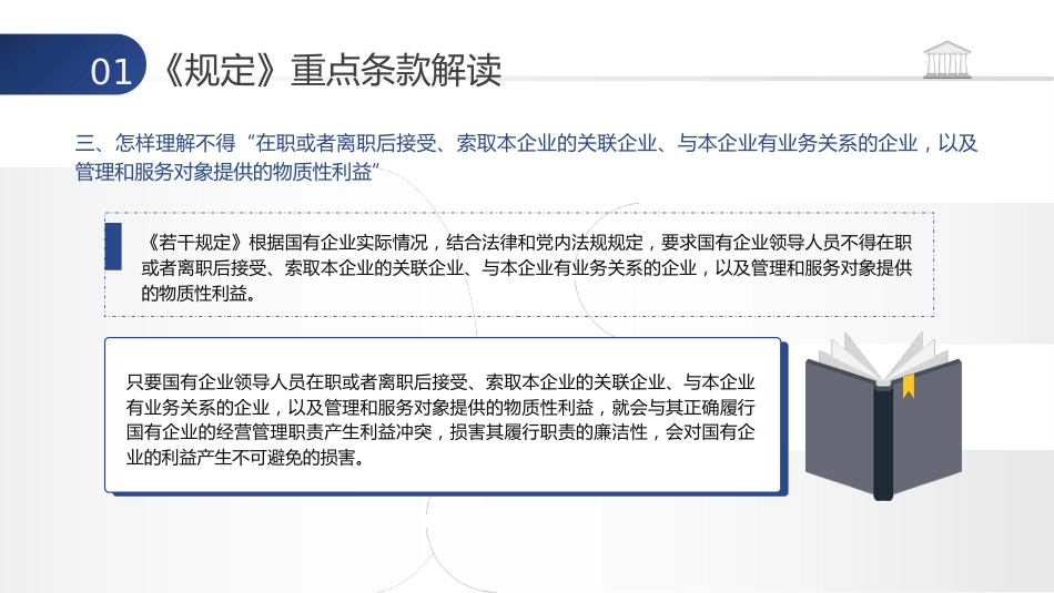党课ppt+讲稿:学习《国有企业领导人员廉洁从业若干规定》(10000字,36张)_第7页