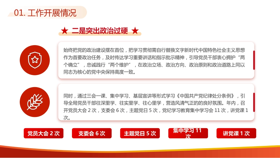 党政风工作总结ppt模板_第6页