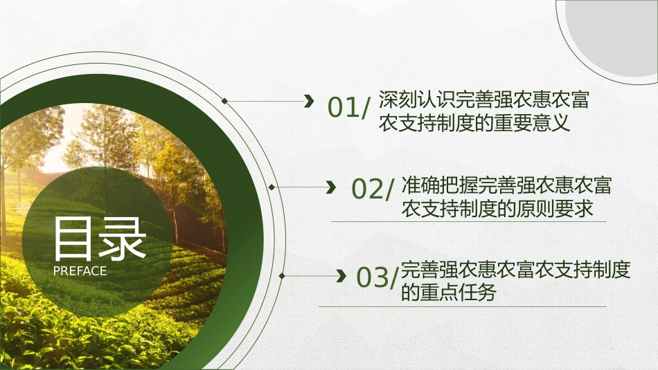 三中全会党课ppt+讲稿:完善强农惠农富农支持制度(4200字,26张,三农、农业)_第3页