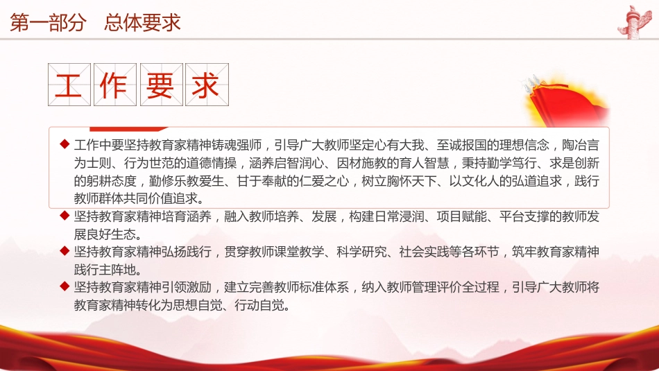 《关于弘扬教育家精神加强新时代高素质专业化教师队伍建设的意见》学习（4700字，31张）_第6页