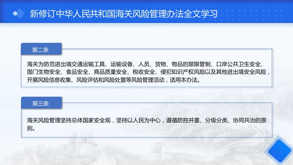 《海关风险管理办法》全文学习ppt(3100字,19张)_第8页