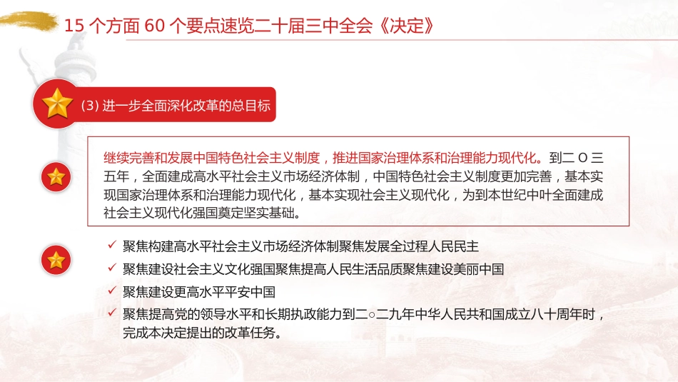 速览二十届三中全会《决定》 15个方面60个要点(2200字,13张)_第4页