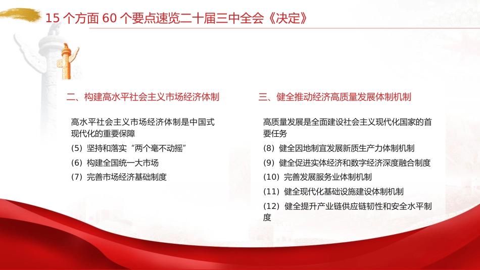 速览二十届三中全会《决定》 15个方面60个要点(2200字,13张)_第6页