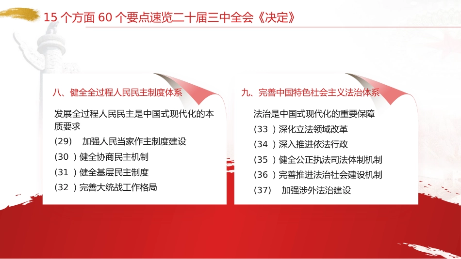 速览二十届三中全会《决定》 15个方面60个要点(2200字,13张)_第9页