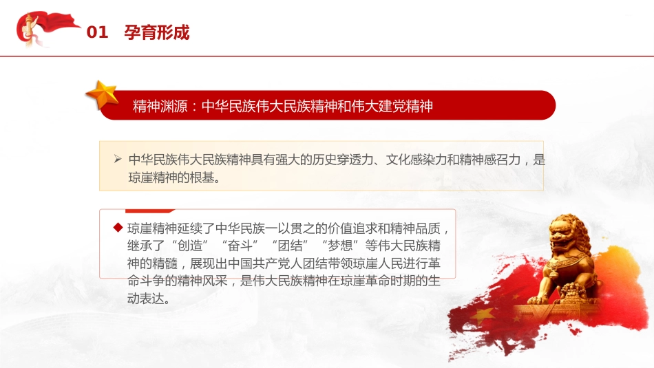 红色精神党课ppt+讲稿:学习弘扬琼崖精神(3600字,30张)_第8页