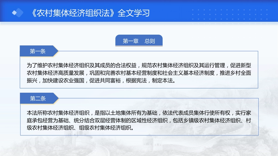 党课ppt+讲稿:农村集体经济组织法解读学习(1万字,57张)_第10页