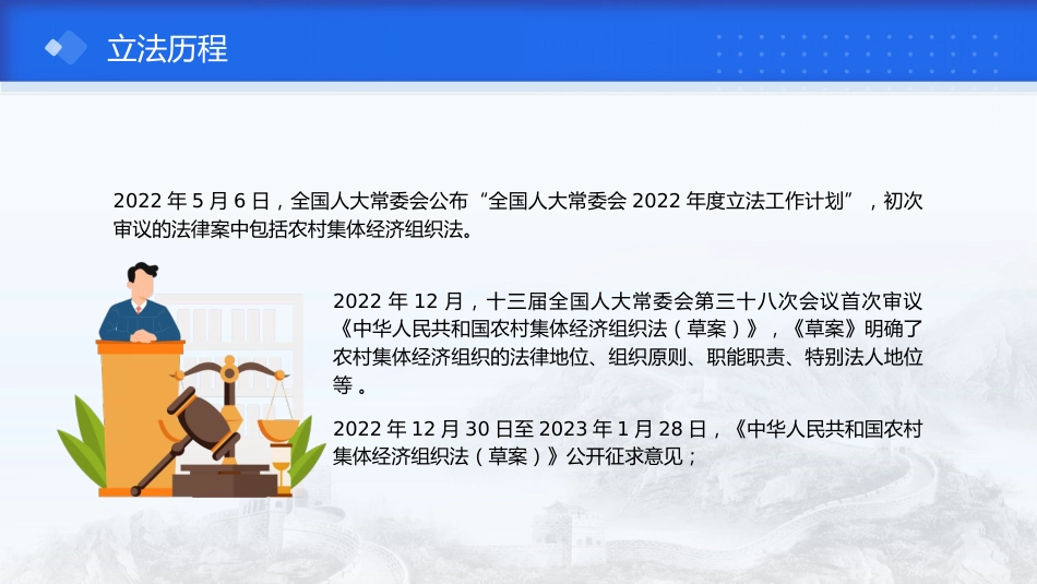 党课ppt+讲稿:农村集体经济组织法解读学习(1万字,57张)_第5页