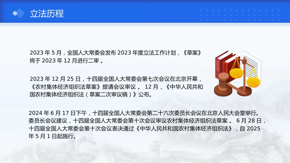 党课ppt+讲稿:农村集体经济组织法解读学习(1万字,57张)_第6页
