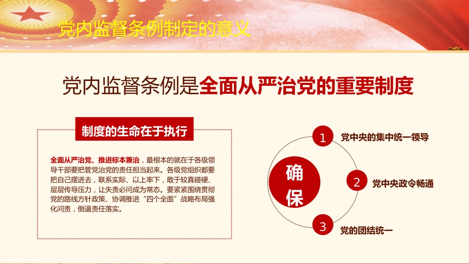 党课ppt+讲稿:《党内监督条例》解读(54张+原文)_第10页