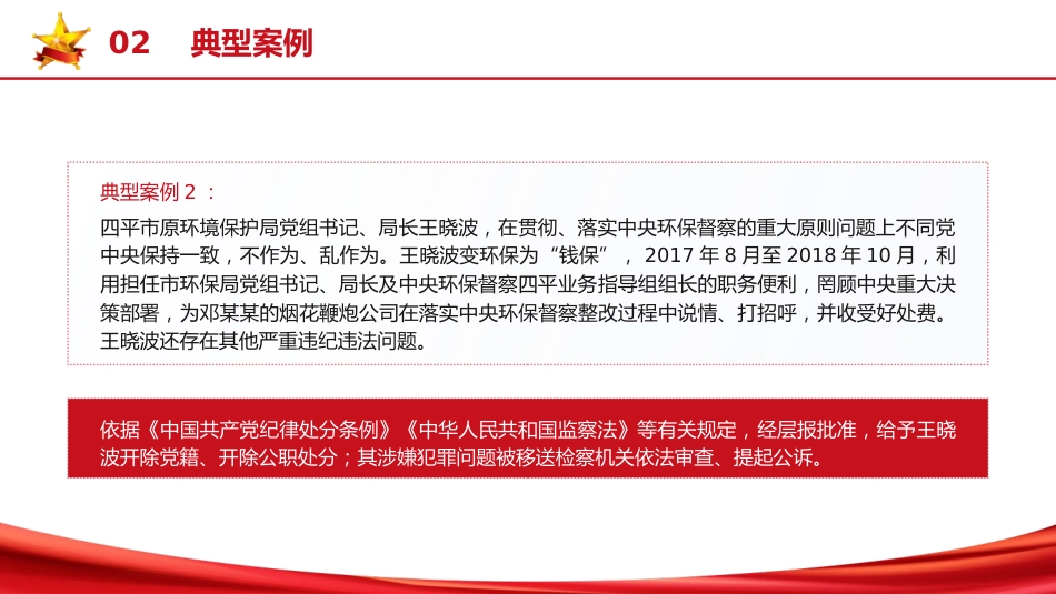 《纪律处分条例（党纪）》党课ppt+讲稿：第六章第49条违反政治纪律案例讲解（2600字，20张）_第7页