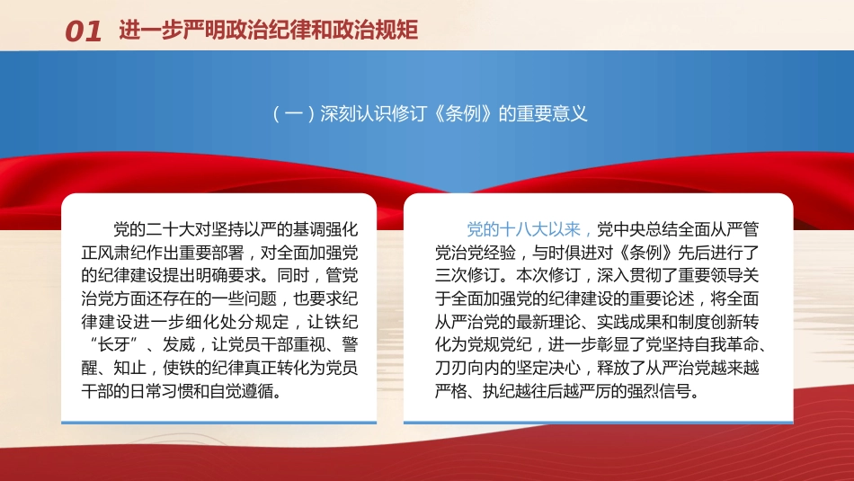 党纪党课ppt+讲稿:将纪律要求内化于心外化于行(6000字,24张)_第6页