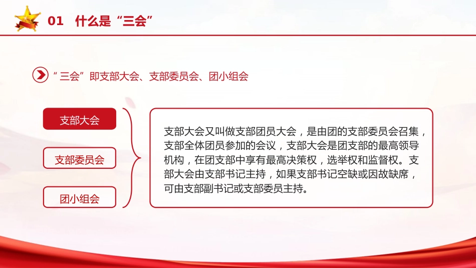 党课ppt+讲稿：新解读团委三会两制一课制度（4300字，40张）_第5页