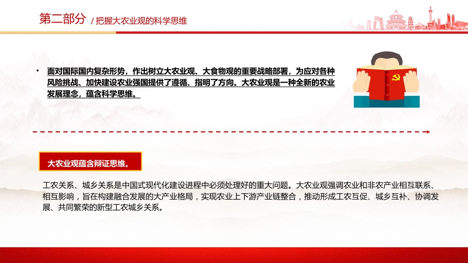 党课ppt+讲稿：牢固树立和切实践行大农业观（2700字，14张）_第9页