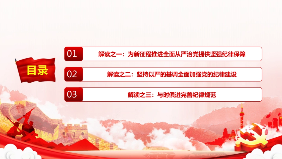 党纪党课ppt+讲稿:以严明纪律推进自我革命(5500字,18张,该课件每部分均有独立讲稿,可根据宣讲时长进行修改)_第3页