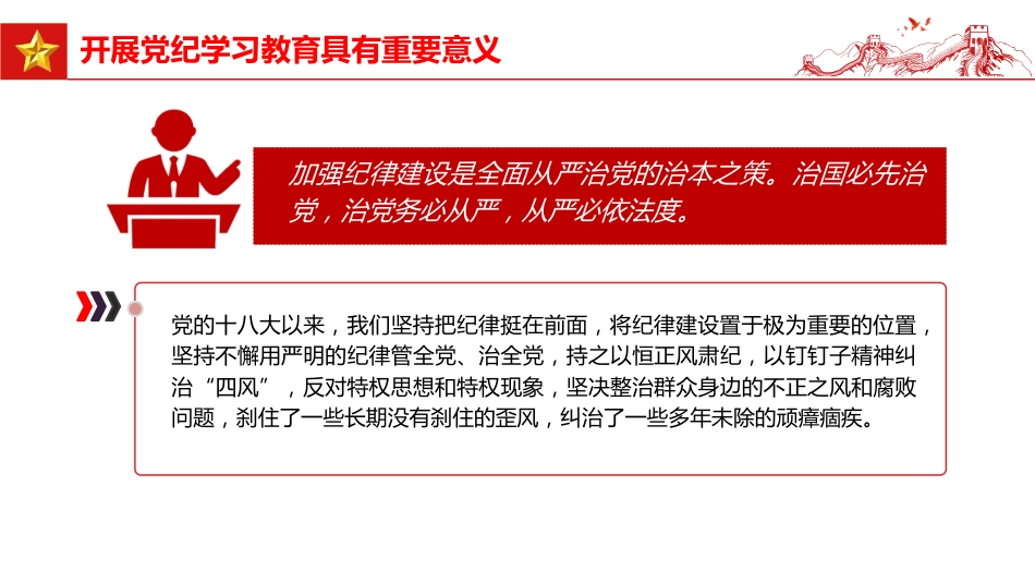 党纪党课ppt+讲稿:把握主旨要义 推动党纪学习教育走深走实(6300字,26张)_第8页