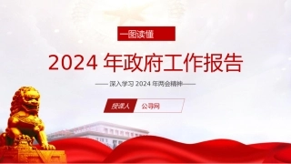 两会党课ppt+讲稿：一图读懂2024年政府工作报告（1100字，17张）