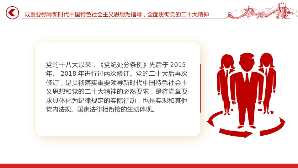 党课ppt+讲稿:新修订《纪律处分条例》的突出特点(3300字,23张)_第4页