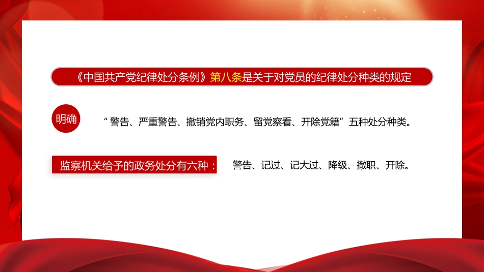 党课ppt+讲稿:解读《纪律处分条例》(党纪)总则及修订的主要内容(9000字,57张)_第10页