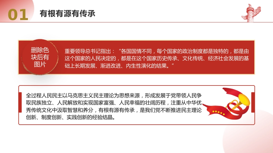 党课ppt+讲稿:一起认识全过程人民民主(大学生思政课,3500字,23张)_第5页