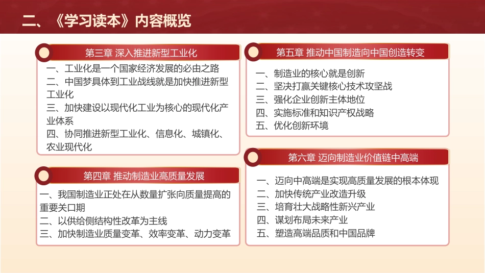 党课ppt+讲稿:关于制造强国的重要论述学习读本导读领读(5100字,22张)_第8页